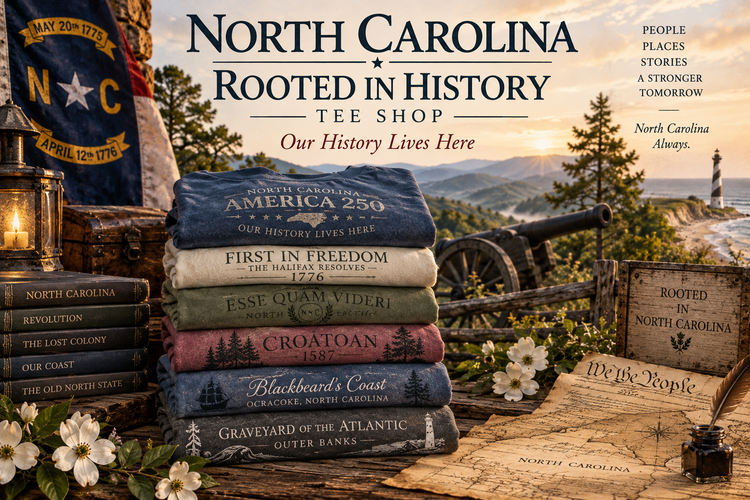 North Carolina Rooted In History Tee Shop