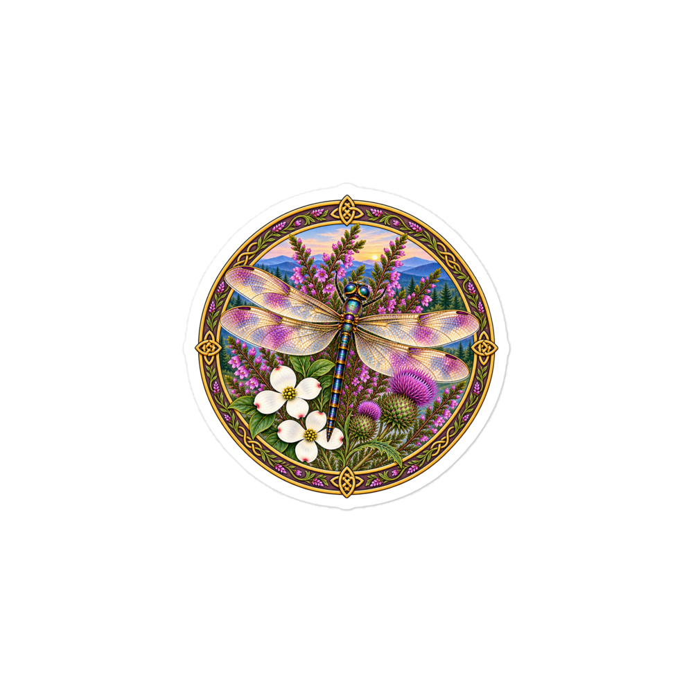 The Highland Garden Sticker Collection — Four-Sticker Set